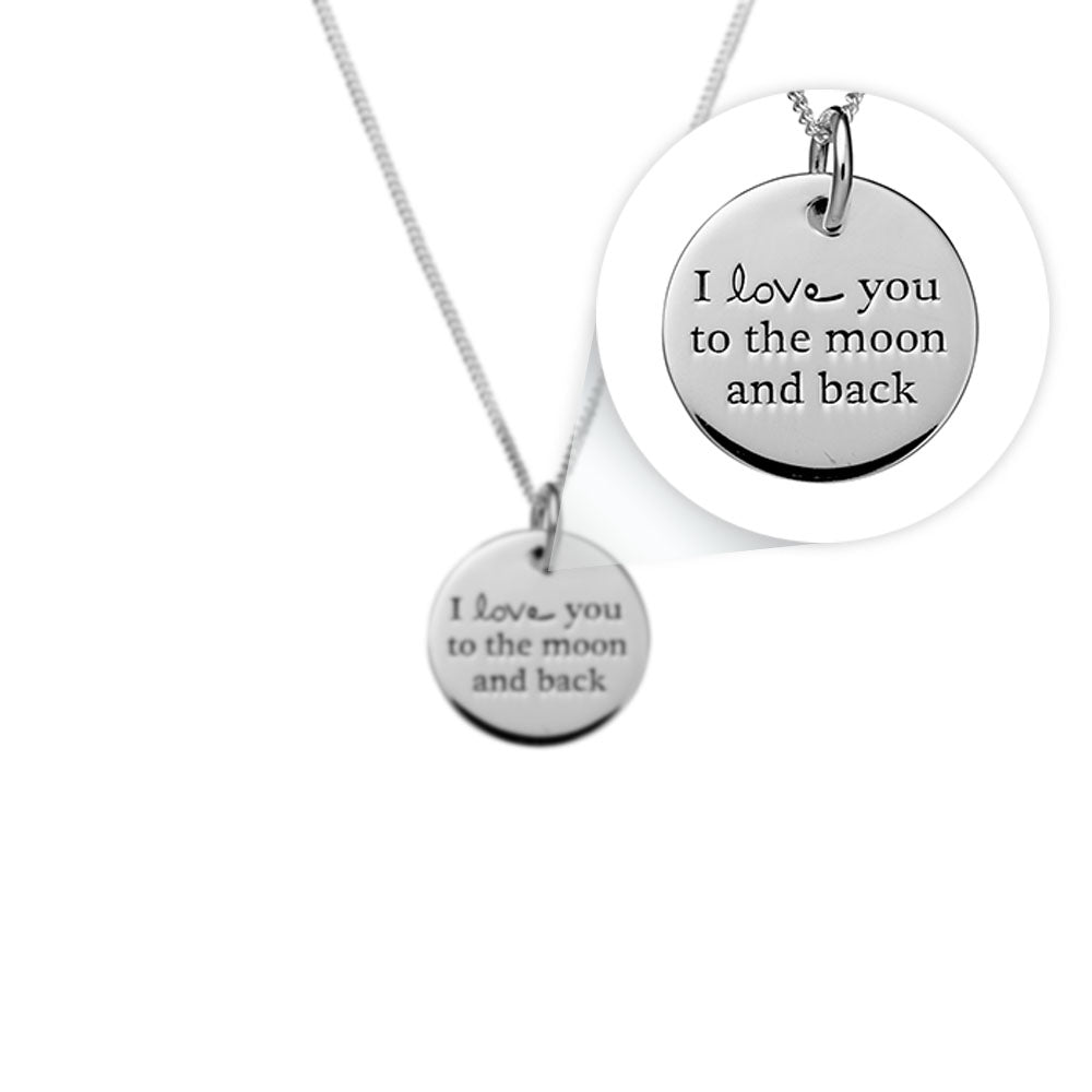 I love you to the moon and back 2025 necklace australia